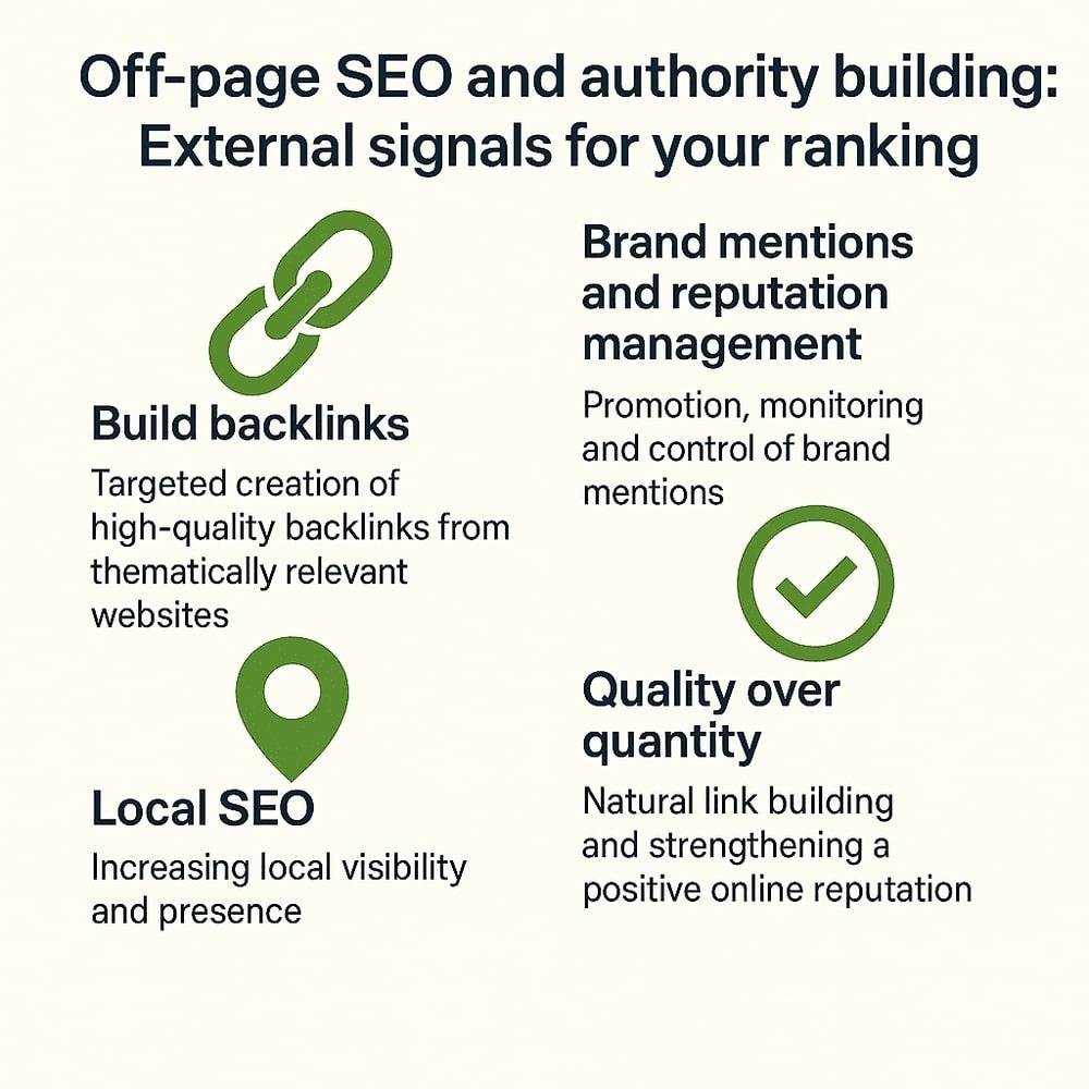 Off page SEO backlink strategy for improving website authority