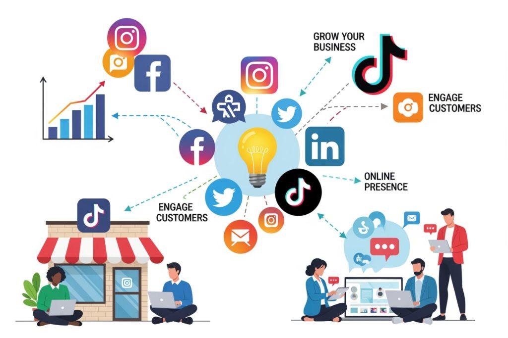 Social media marketing campaign for building brand awareness and customer engagement