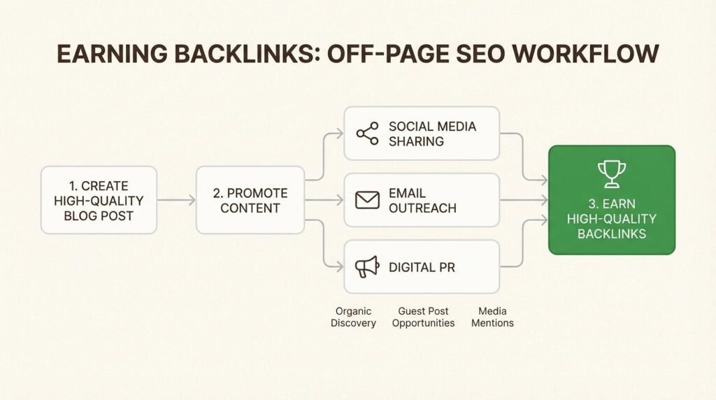 Off page SEO digital marketing and link building strategy