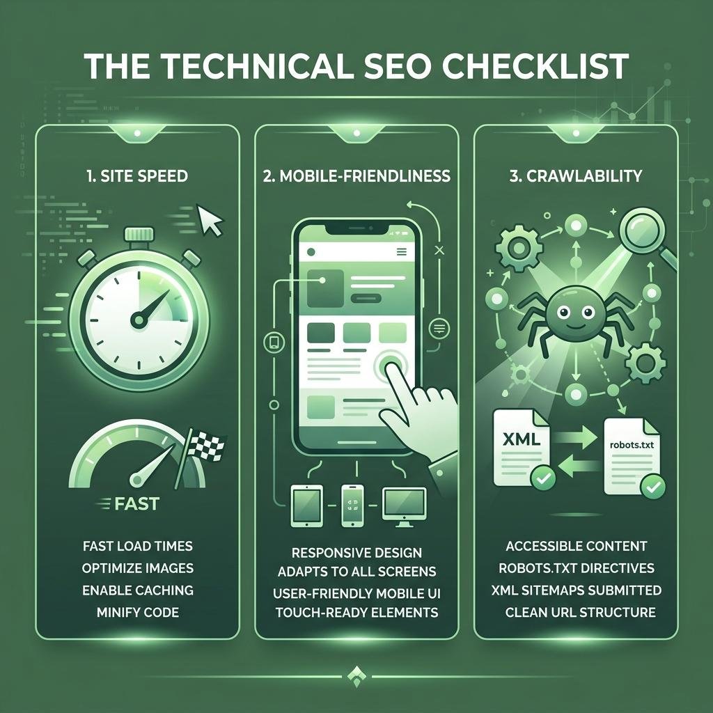 Technical SEO audit for website crawling and indexing